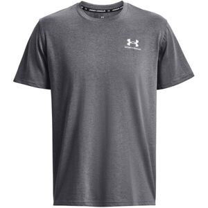 Under Armour LOGO EMB HEAVYWEIGHT Pánske tričko, sivá, veľkosť