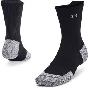 Under Armour ARMOURDRY RUN CUSHION 1PK MID Unisex ponožky, čierna, veľkosť