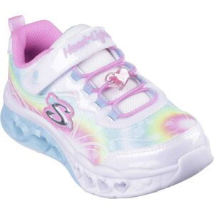 Skechers FLUTTER HEART LIGHTS - SIMPLY LOVE Detská voľnočasová obuv, biela, veľkosť