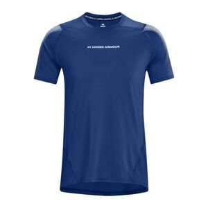 Under Armour HEATGEAR® FITTED SHORT SLEEVE Pánske tričko, modrá, veľkosť