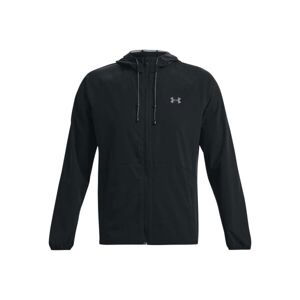 Under Armour STRETCH WOVEN WINDBREAKER Pánska bunda, čierna, veľkosť