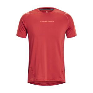 Under Armour HEATGEAR® FITTED SHORT SLEEVE Pánske tričko, červená, veľkosť