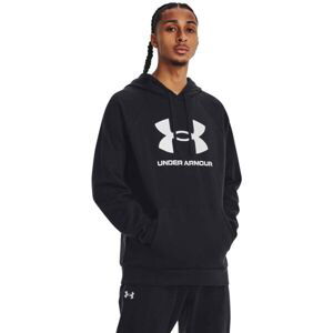 Under Armour RIVAL FLEECE LOGO HD Pánska mikina, čierna, veľkosť