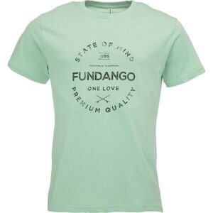FUNDANGO BASIC Pánske tričko, svetlo zelená, veľkosť