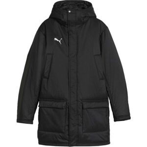 Puma TEAMFINAL WINTER JACKET Pánska futbalová zimná bunda, čierna, veľkosť