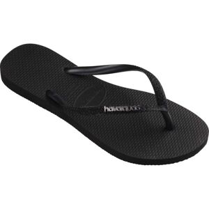 HAVAIANAS SLIM GLITTER II Dámske žabky, čierna, veľkosť 37/38