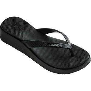 HAVAIANAS HIGH PLATFORM Dámske žabky, čierna, veľkosť