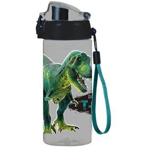 Oxybag PREMIUM DINOSAURUS 500 ML Chlapčenská plastová fľaša na pitie, sivá, veľkosť 500 ML