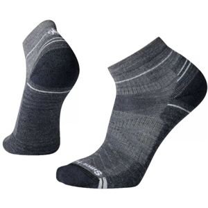 Smartwool HIKE LIGHT CUSHION ANKLE Pánske outdoorové ponožky, sivá, veľkosť