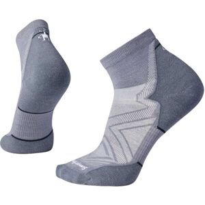 Smartwool RUN TARGETED CUSHION ANKLE Pánske športové ponožky, sivá, veľkosť