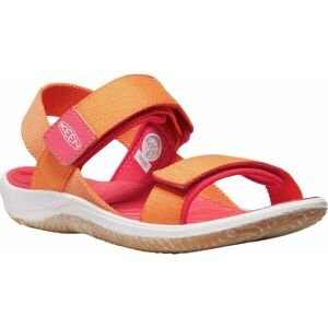 Keen ELLE BACKSTRAP YOUTH Detské sandále, oranžová, veľkosť 32/33