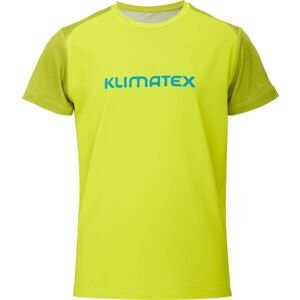 Klimatex SLINKER Detské MTB tričko, svetlo zelená, veľkosť