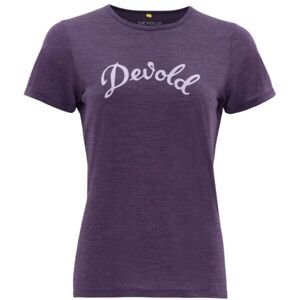 Devold MYRULL MERINO 130 W Dámske tričko, fialová, veľkosť