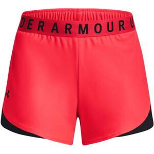 Under Armour PLAY UP SHORTS EMBOSS 3.0 Dámske šortky, červená, veľkosť