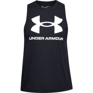 Under Armour LIVE SPORTSTYLE Dámske tielko, čierna, veľkosť