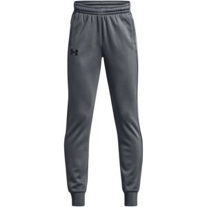 Under Armour ARMOUR FLEECE Chlapčenské tepláky, sivá, veľkosť