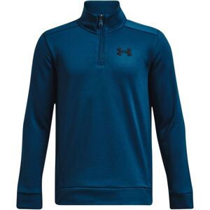 Under Armour ARMOUR FLEECE 1/4 ZIP Chlapčenská mikina, tmavo modrá, veľkosť