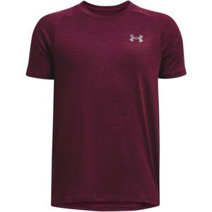 Under Armour UA TECH 2.0 SS Chlapčenské športové tričko, vínová, veľkosť