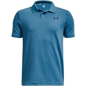 Under Armour PERFORMANCE POLO Chlapčenské polo tričko, modrá, veľkosť