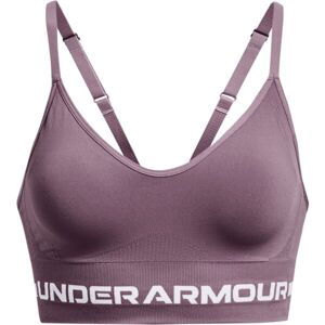 Under Armour SEAMLESS LOW LONG BRA Športová podprsenka, fialová, veľkosť