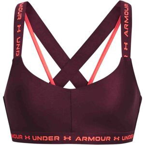 Under Armour CROSSBACK LOW Dámska podprsenka, vínová, veľkosť