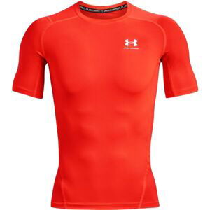 Under Armour HG ARMOUR COMP SS Pánske tričko, červená, veľkosť