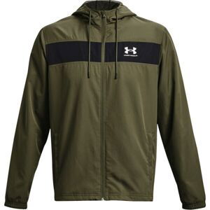 Under Armour SPORTSTYLE WINDBREAKER Pánska bunda, khaki, veľkosť