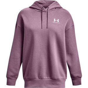 Under Armour ESSENTIAL FLC OS HOODIE Dámska mikina, fialová, veľkosť