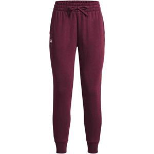 Under Armour RIVAL FLEECE JOGGER Dámske tepláky, vínová, veľkosť