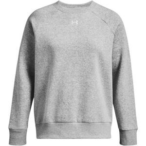 Under Armour RIVAL FLEECE CREW Dámska mikina, sivá, veľkosť