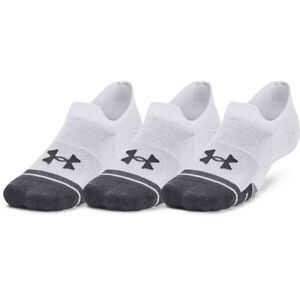 Under Armour PERFORMANCE TECH 3PK ULT Unisex ponožky, biela, veľkosť