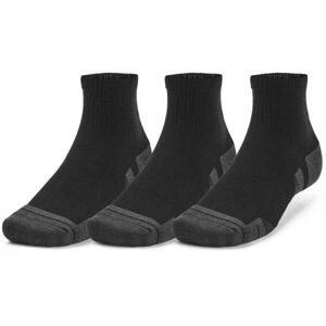 Under Armour PERFORMANCE TECH 3PK QTR Unisex ponožky, čierna, veľkosť