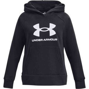 Under Armour RIVAL FLEECE BL HOODIE  Dievčenská mikina, čierna, veľkosť