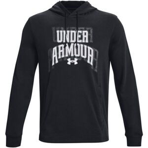 Under Armour RIVAL TERRY GRAPHIC Pánska mikina, čierna, veľkosť