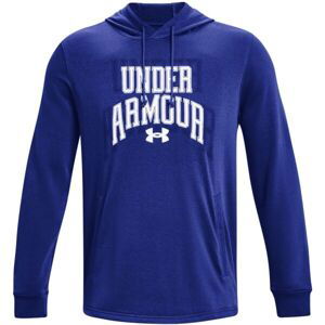 Under Armour RIVAL TERRY GRAPHIC Pánska mikina, modrá, veľkosť