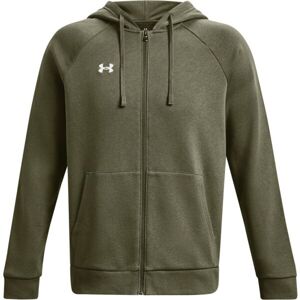 Under Armour RIVAL Pánska mikina, khaki, veľkosť