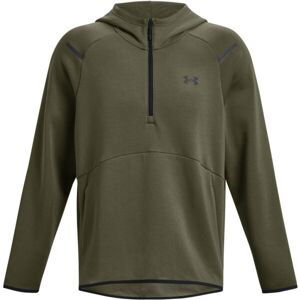 Under Armour UNSTOPPABLE FLEECE HOODIE Pánska mikina, khaki, veľkosť