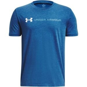 Under Armour WORDMARK Chlapčenské tričko, modrá, veľkosť