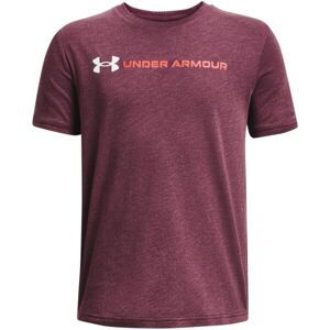 Under Armour WORDMARK Chlapčenské tričko, červená, veľkosť