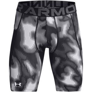 Under Armour HG PRINTED LONG SHORTS Pánske šortky, čierna, veľkosť