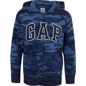 GAP FRENCH TERRY LOGO Chlapčenská mikina, tmavo modrá, veľkosť