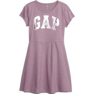 GAP SHORT SLEEVE LOGO Dievčenské šaty, fialová, veľkosť