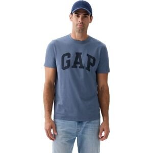 GAP BASIC LOGO Pánske tričko, modrá, veľkosť