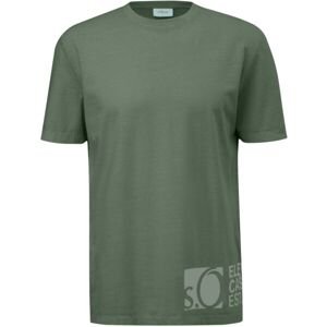 s.Oliver RL T-SHIRT Pánske tričko, khaki, veľkosť