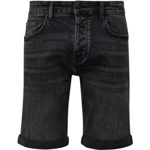 s.Oliver Q/S DENIM TROUSERS Pánske džínsové šortky, čierna, veľkosť
