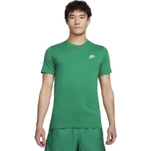 Nike SPORTSWEAR CLUB Pánske tričko, zelená, veľkosť