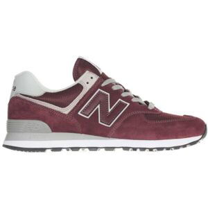 New Balance ML574EVM Pánska voľnočasová obuv, červená, veľkosť 44.5