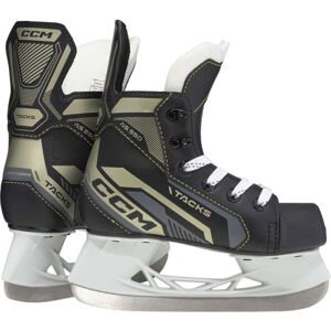 CCM TACKS AS 550 YT Juniorské hokejové korčule, čierna, veľkosť 29.5