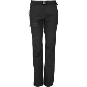 Willard PIRATA Dámske nohavice z tenkého softshellu, čierna, veľkosť