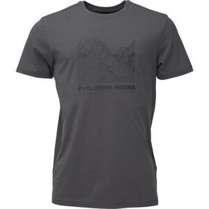 Loap ALDEBRAN Pánske tričko, tmavo sivá, veľkosť